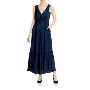 Kobi Halperin Almita Hammered Satin Dress MSRP $478.00 Sz small- Deep Sea